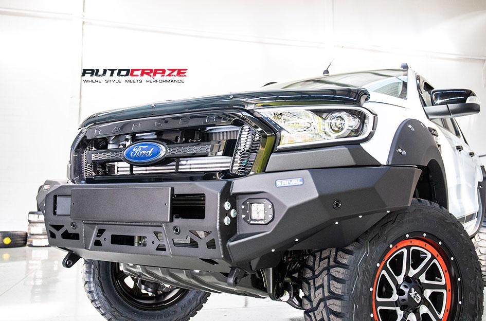FORD RANGER RECOIL XD SATIN BLACK WITH RED RING